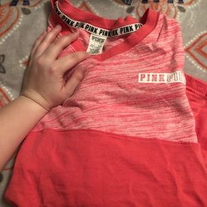 Worn a few times PINK crew neck